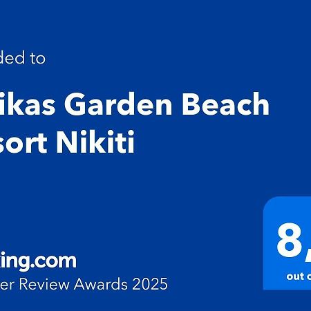 Finikas Garden Beach Resort Nikiti Exteriör bild
