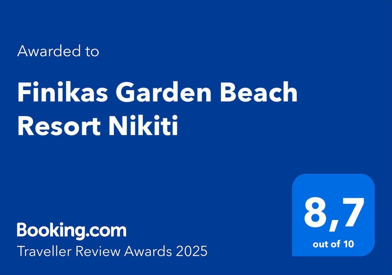 Finikas Garden Beach Resort Nikiti Exteriör bild